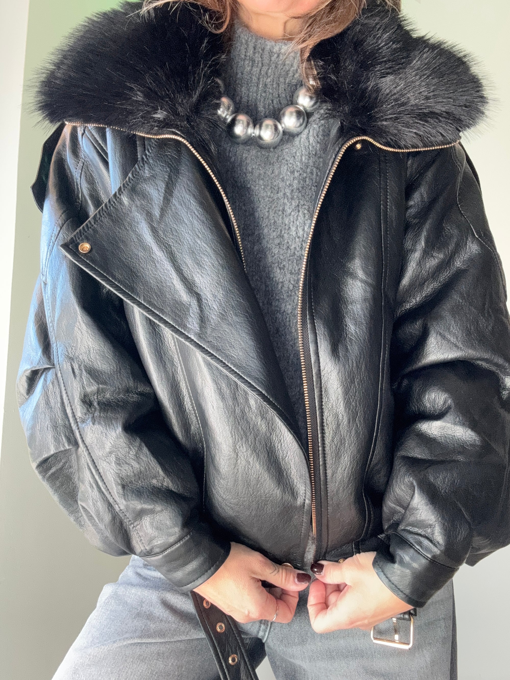 Bomber ecopelle MOSCA