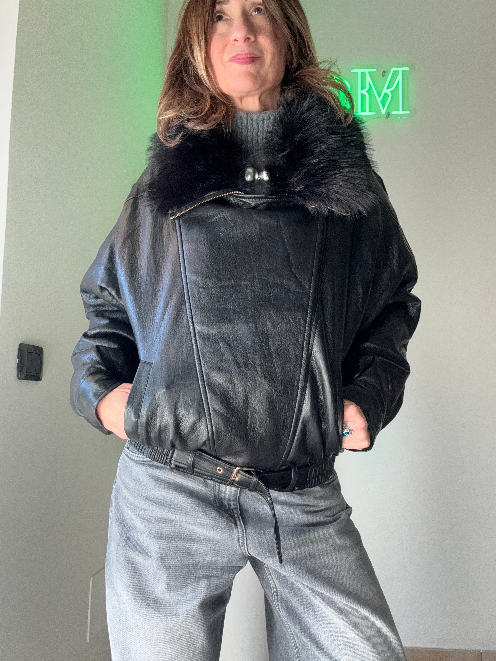 Bomber ecopelle MOSCA