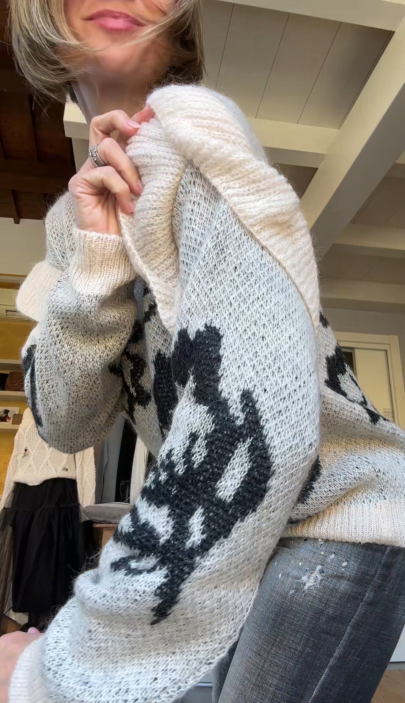 Maglione volant