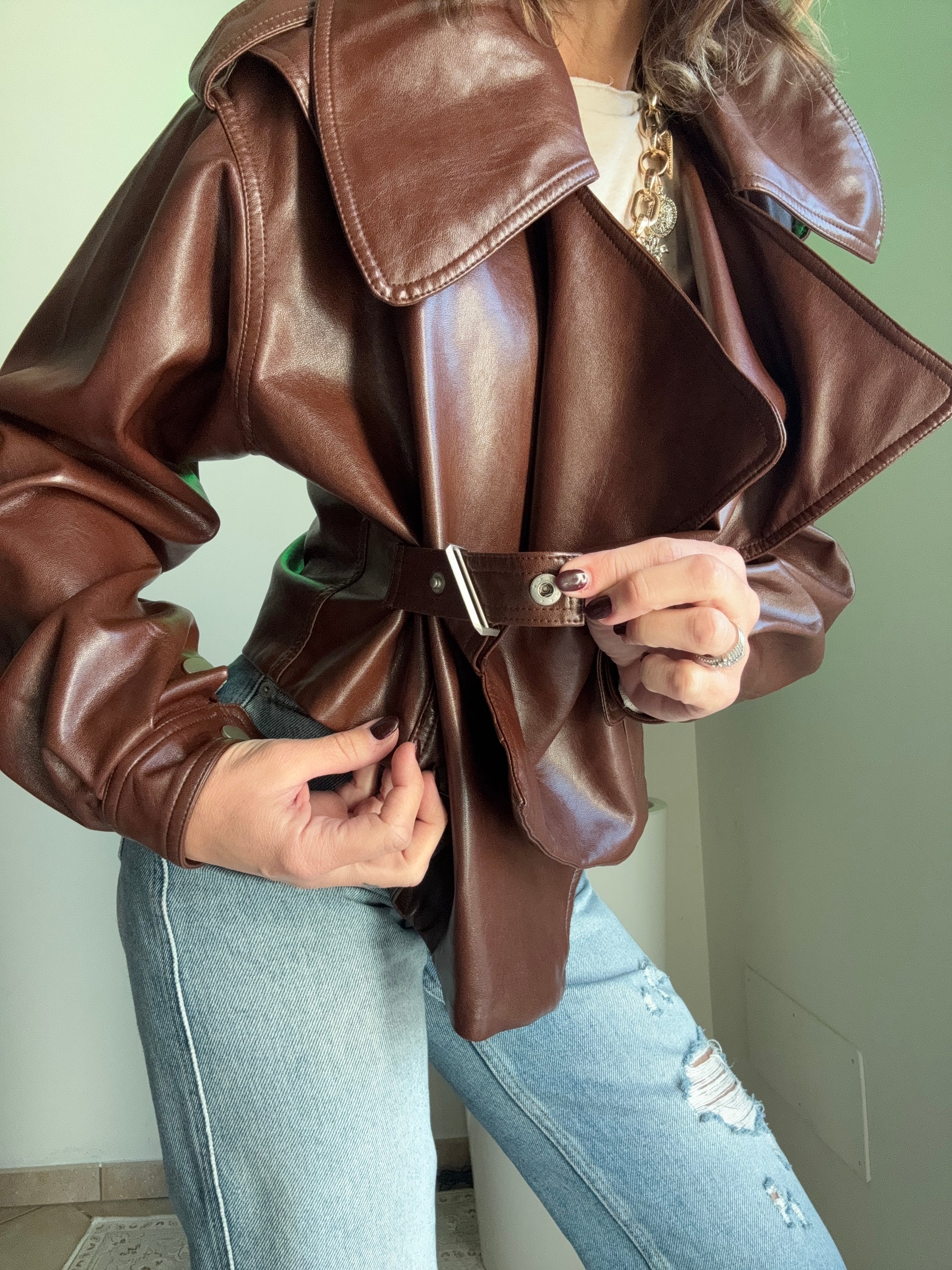 Giacca ecopelle MALTA