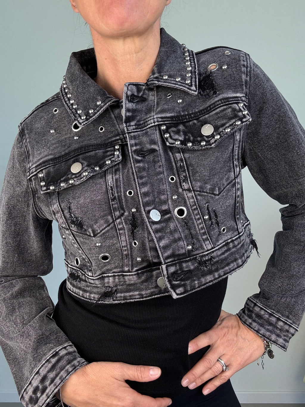 Giubbino jeans METAL