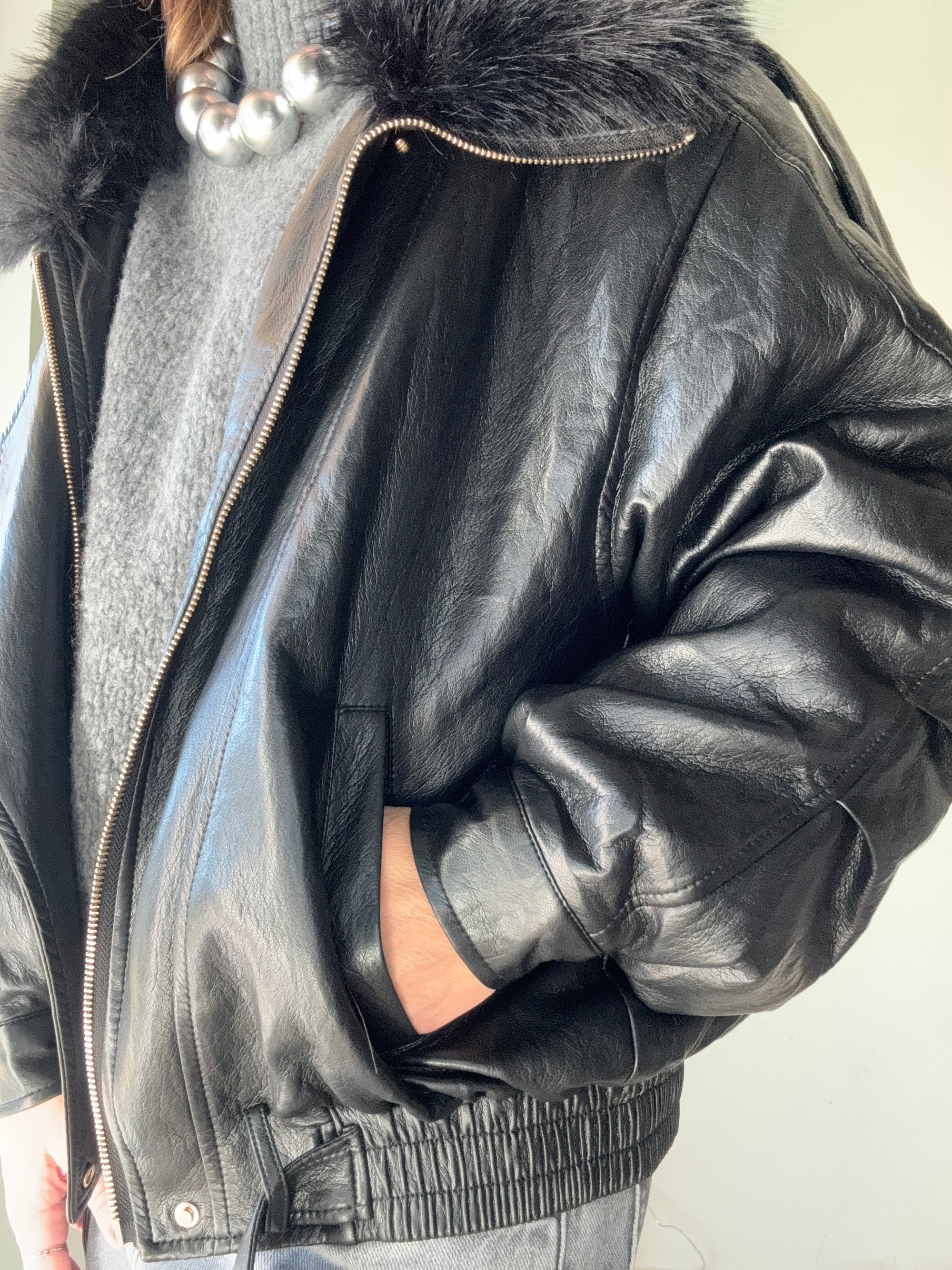 Bomber ecopelle MOSCA