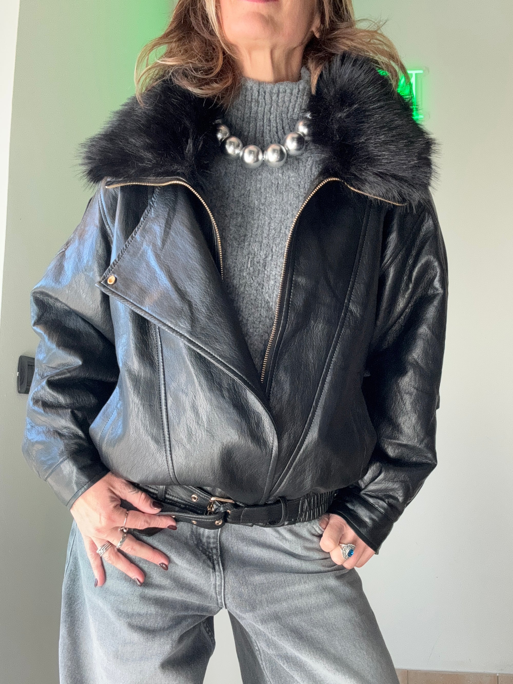 Bomber ecopelle MOSCA