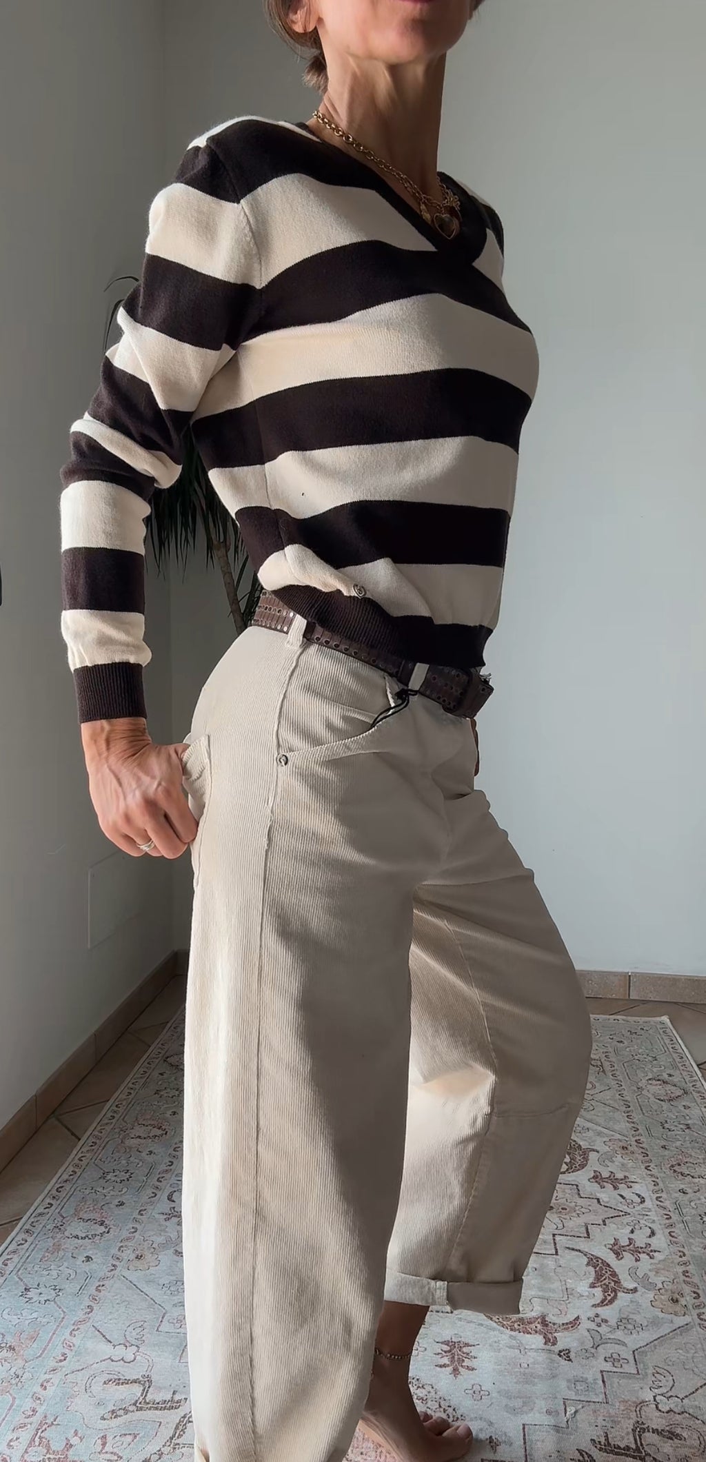 Pantalone velluto SARA