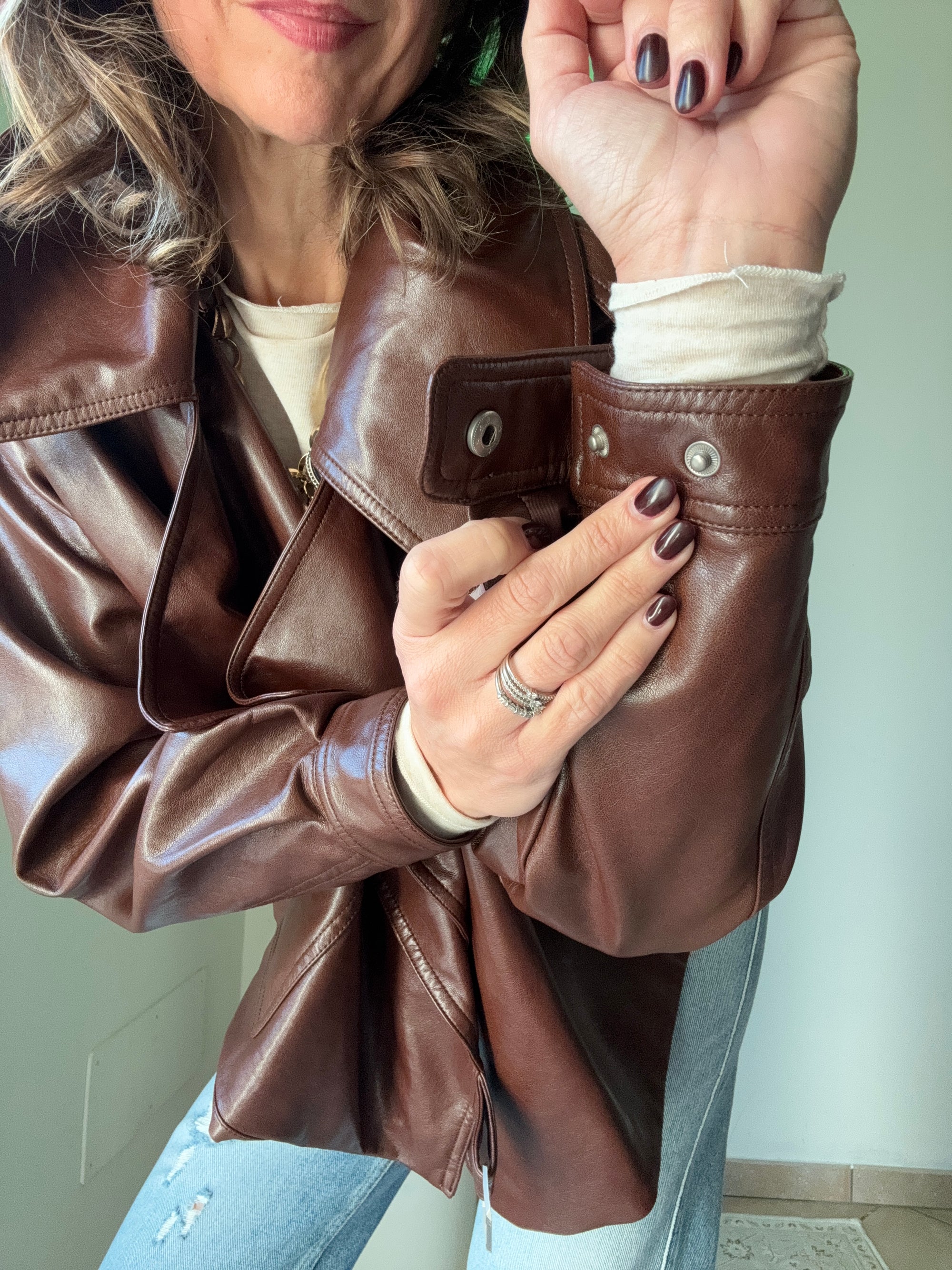 Giacca ecopelle MALTA