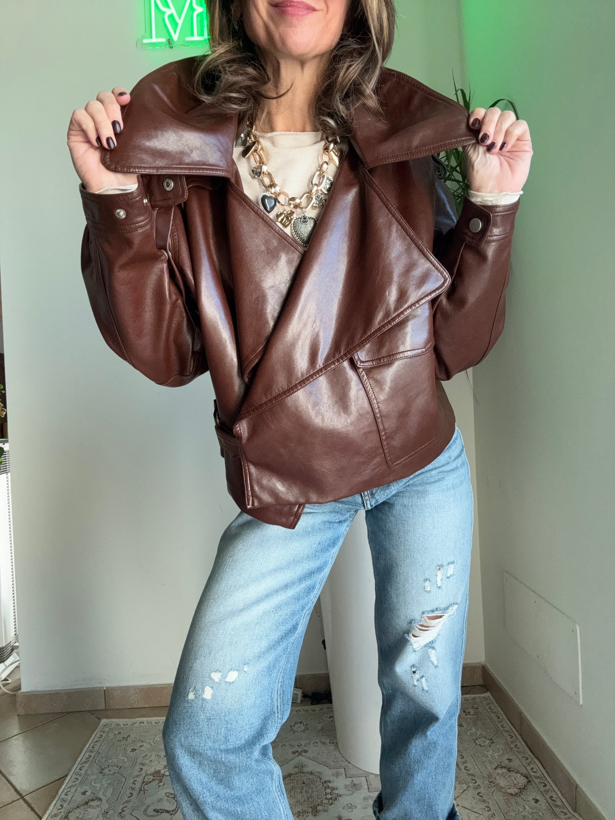 Giacca ecopelle MALTA