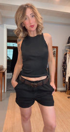 Pantaloncino risvolto