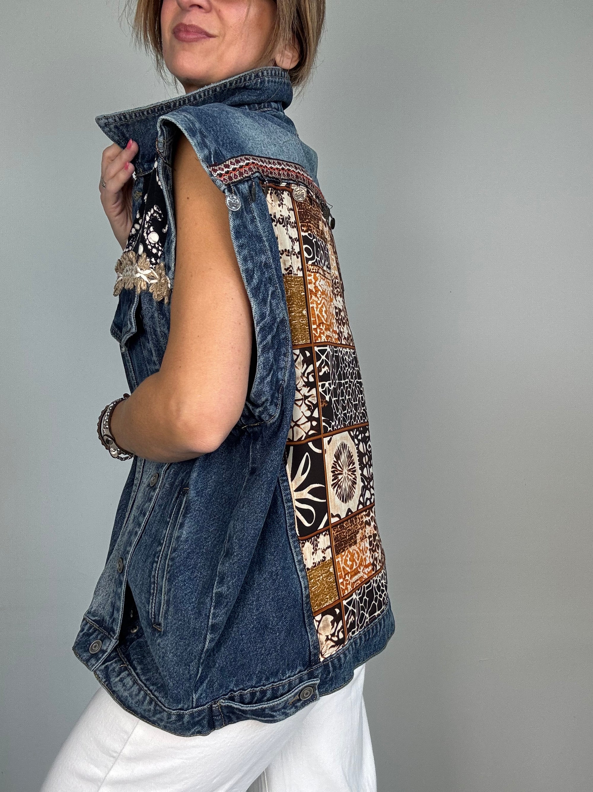 Gilet denim KANSAS