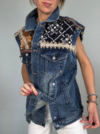 Gilet denim KANSAS