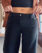 Jeans palazzo nero