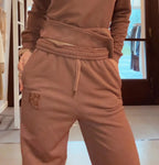 Pantalone tuta garzato