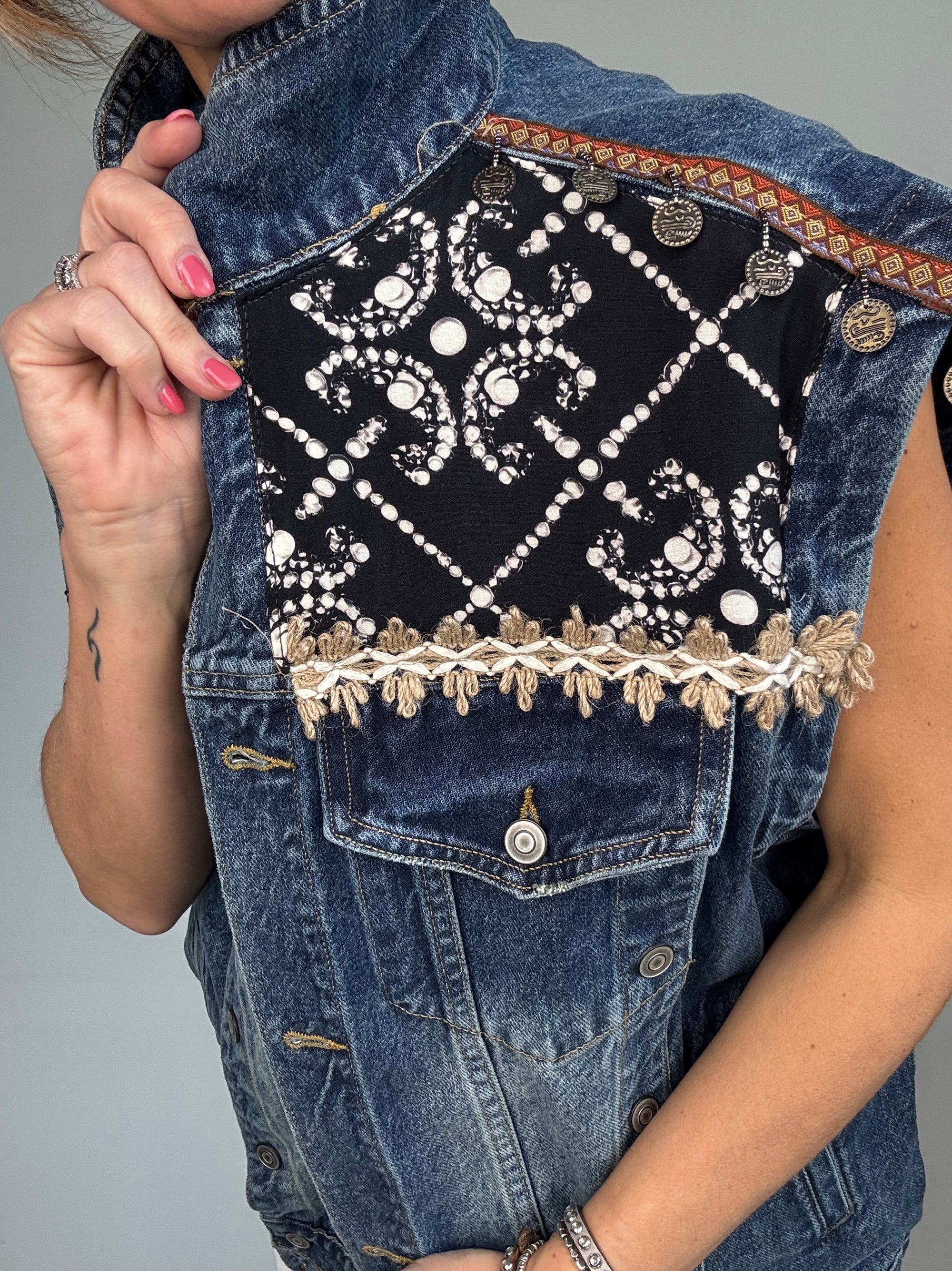 Gilet denim KANSAS