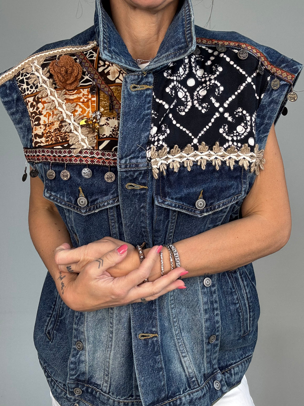 Gilet denim KANSAS