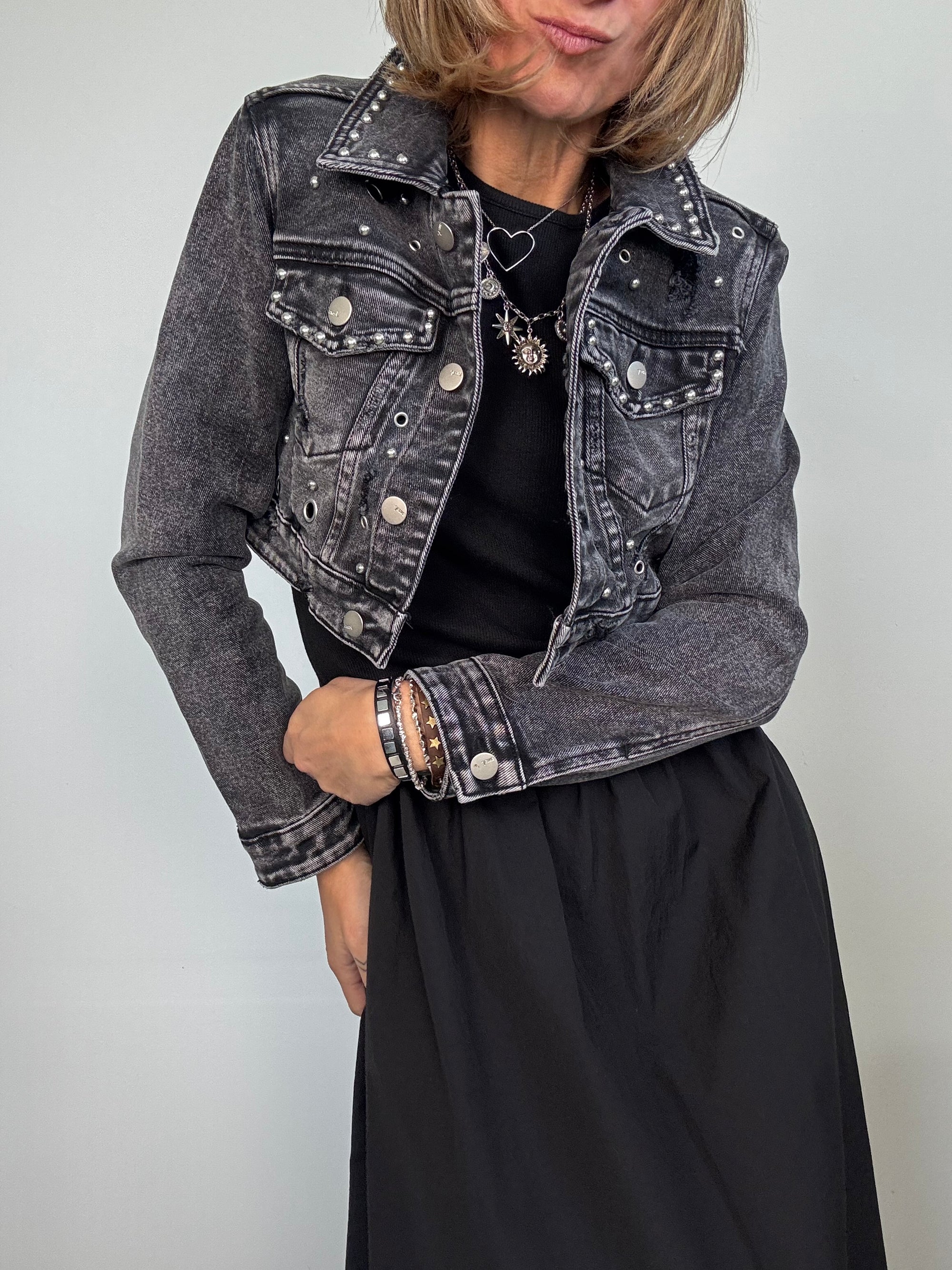 Giubbino jeans METAL