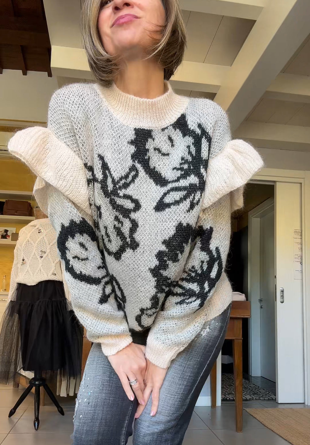Maglione volant