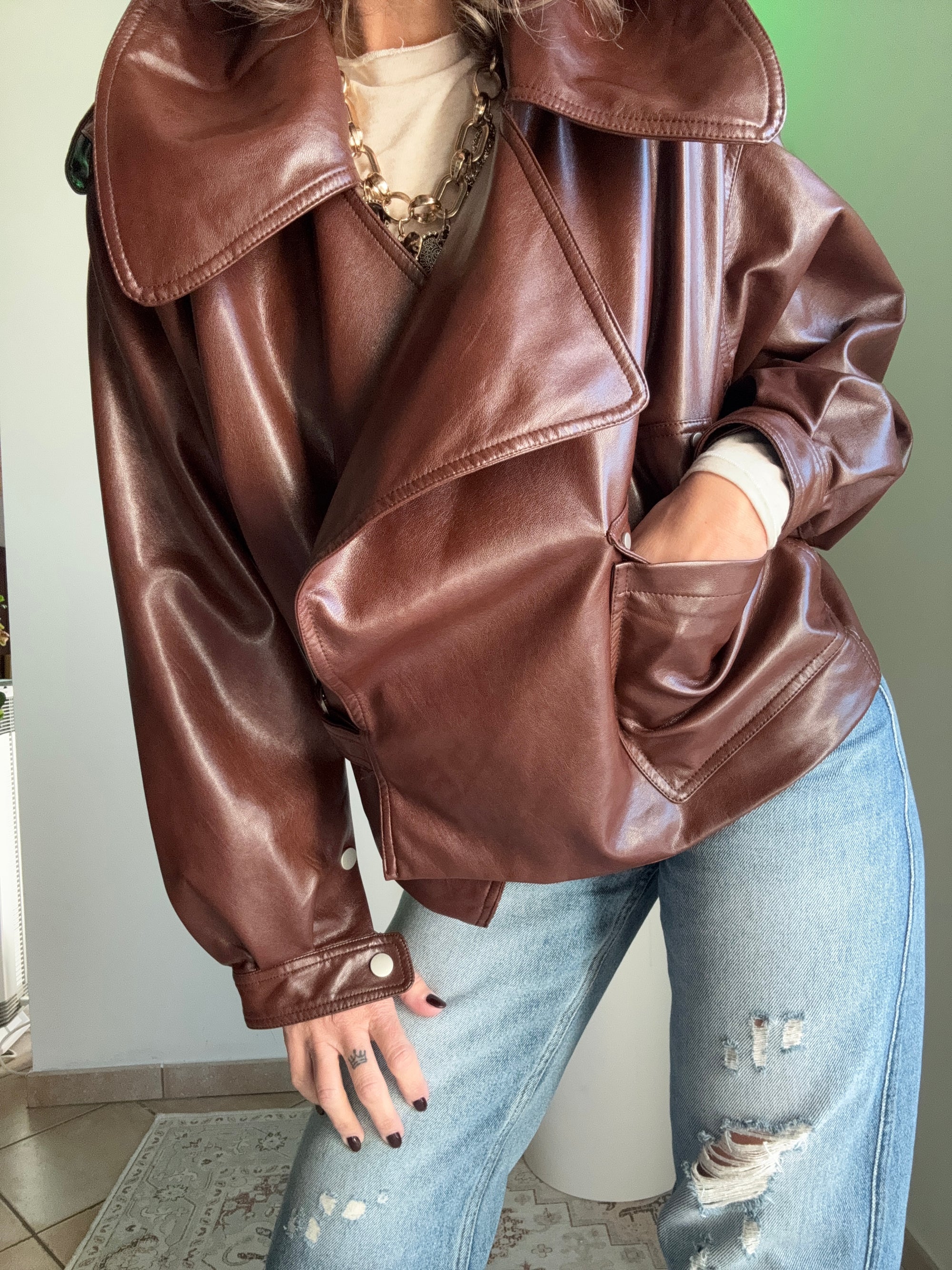 Giacca ecopelle MALTA