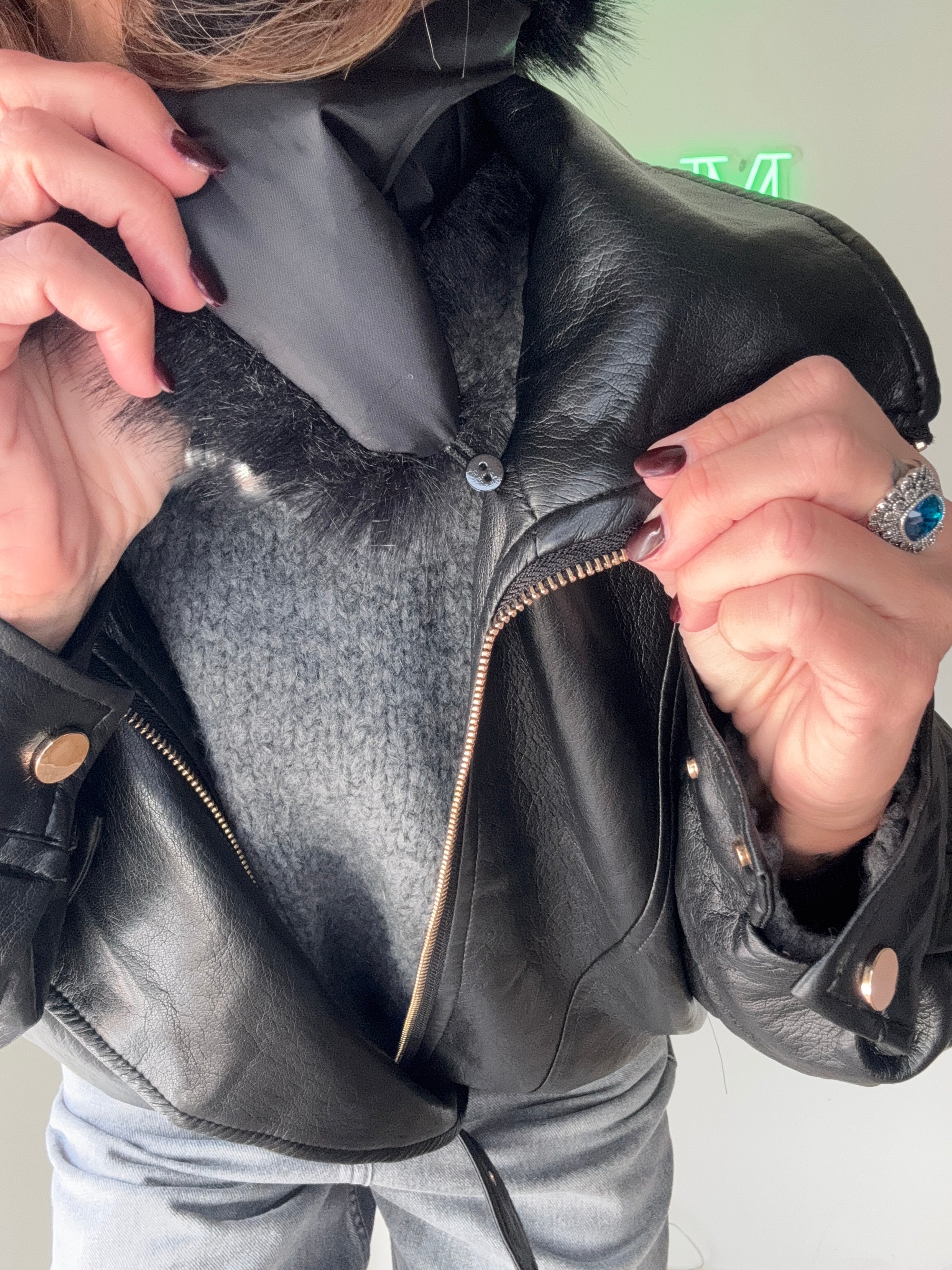 Bomber ecopelle MOSCA