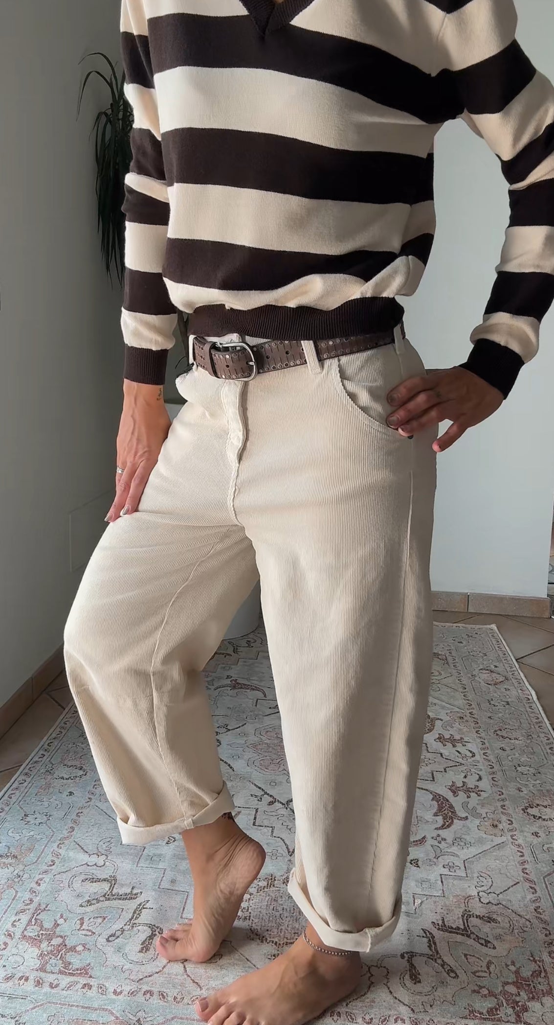 Pantalone velluto SARA