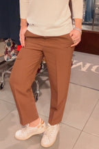 Pantalone shell terracotta