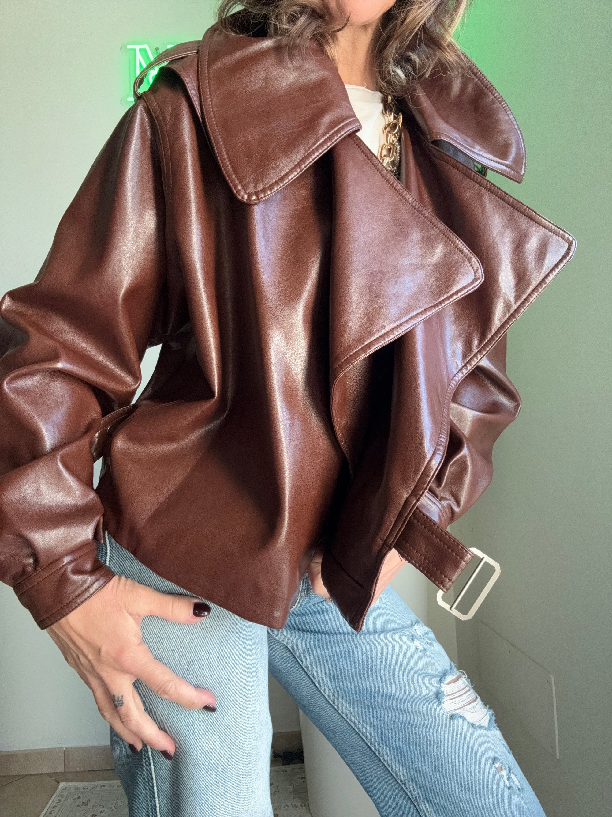 Giacca ecopelle MALTA