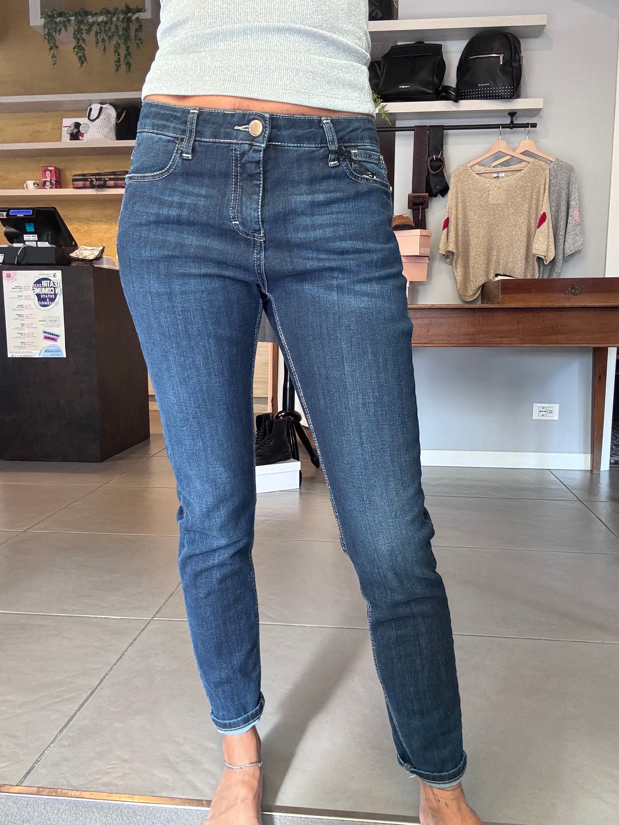 Jeans skinny Denim blu – Please
