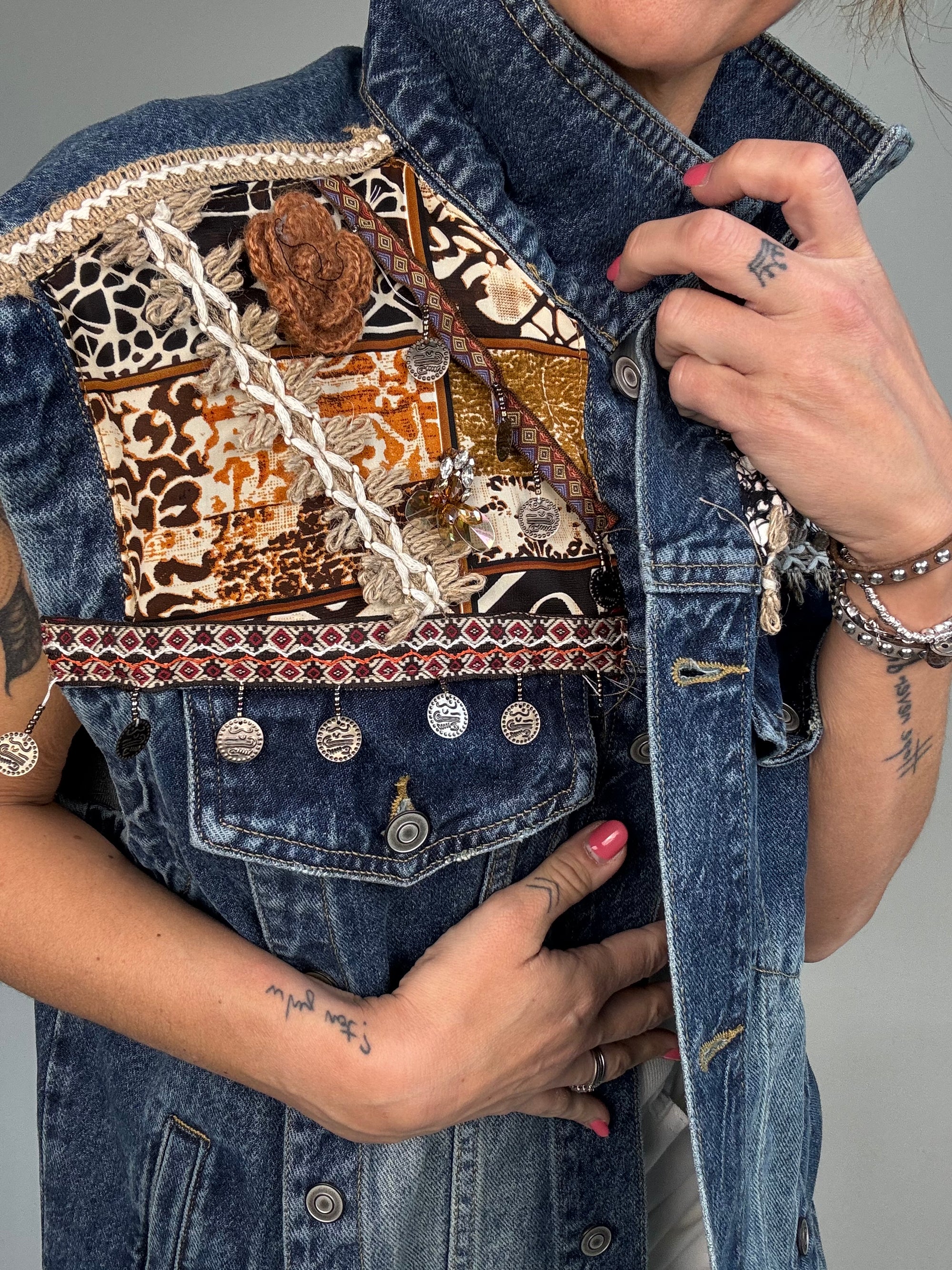 Gilet denim KANSAS