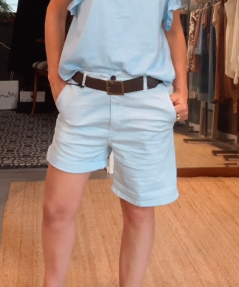 Pantaloncino risvolto