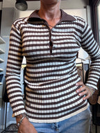 Maglia elasticizzata manica lunga Please
