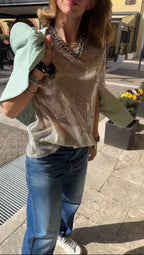 Maglia paillettes