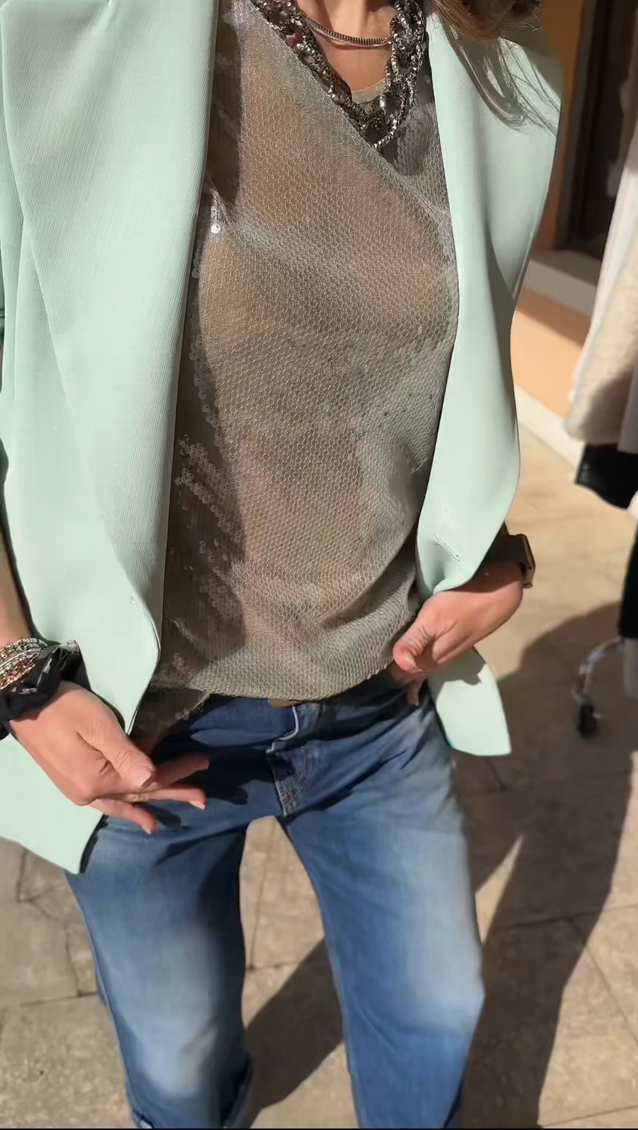 Maglia paillettes